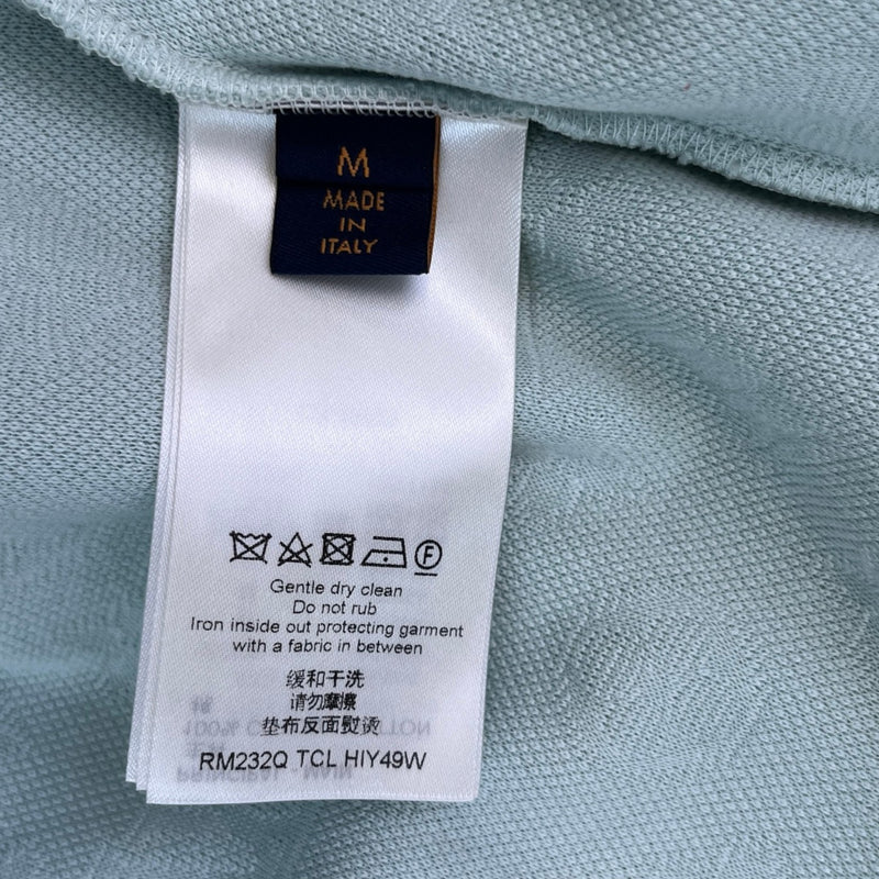 Men's Monogram 3D Pocket T-Shirt Blue Size M