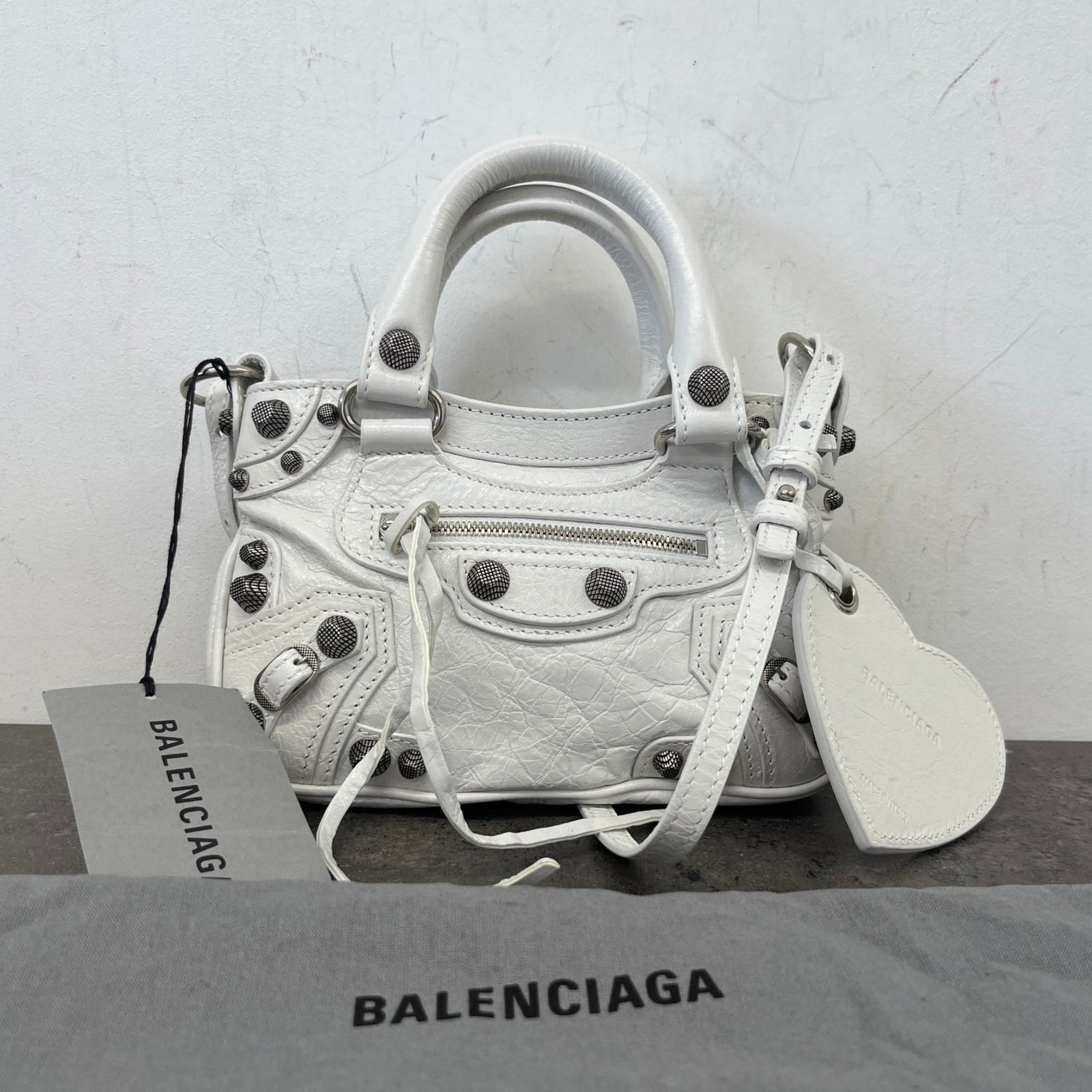 Women's Neo Cagole Tote Mini Bag White - Photo 13