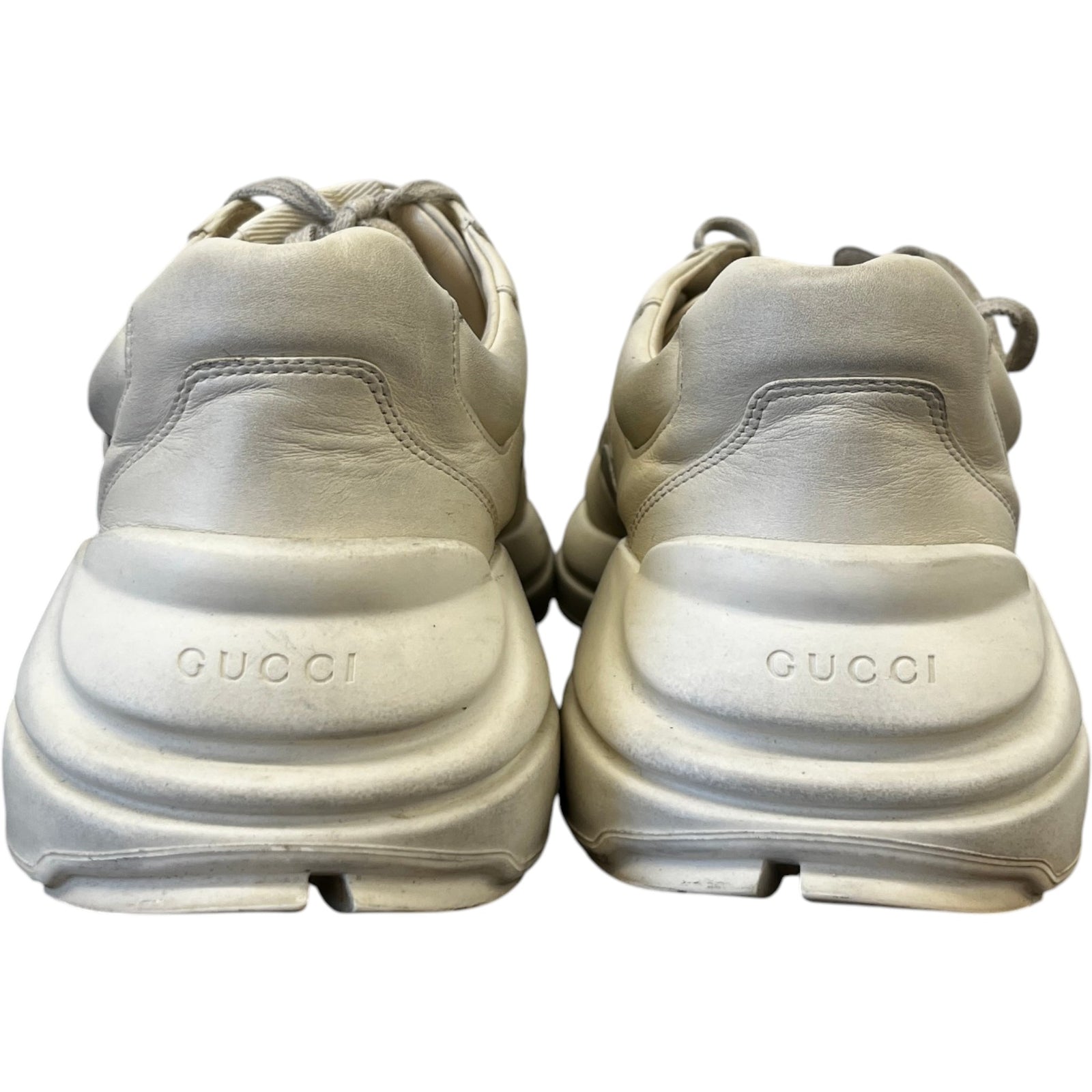 Men's Rhyton Mouth Low Trainers Cream Size EU 45 / UK 11 - Photo 7