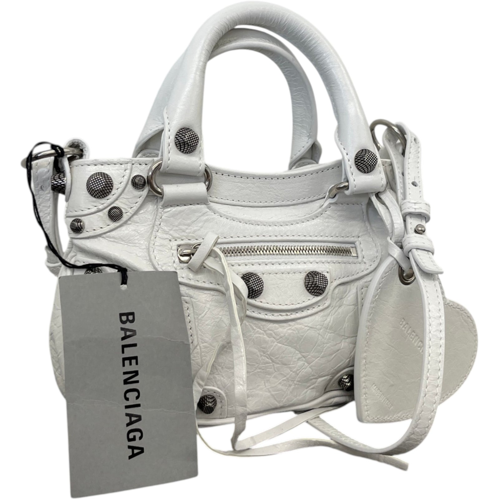 Women's Neo Cagole Tote Mini Bag White - Photo 4