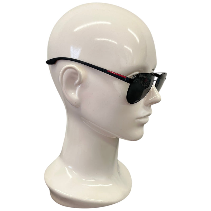 Men's Linea Rossa Polarised Aviator Sunglasses Black