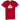 Men's Logo Print T-Shirt Red Size S
