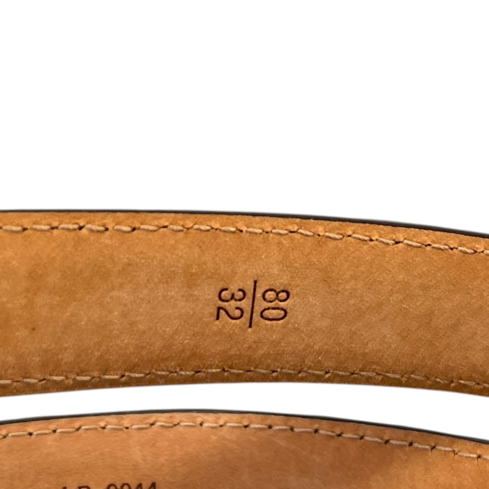 Women's Monogram Skinny Belt Brown Size 80CM / UK 8 - Photo 7