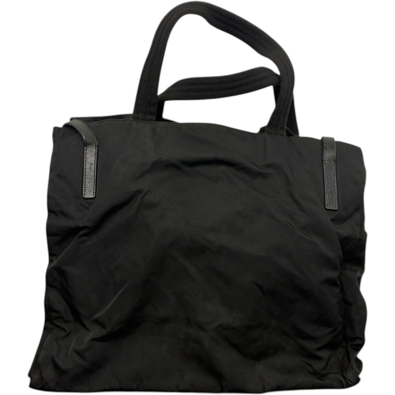Women's Nylon Tote Handbag Black