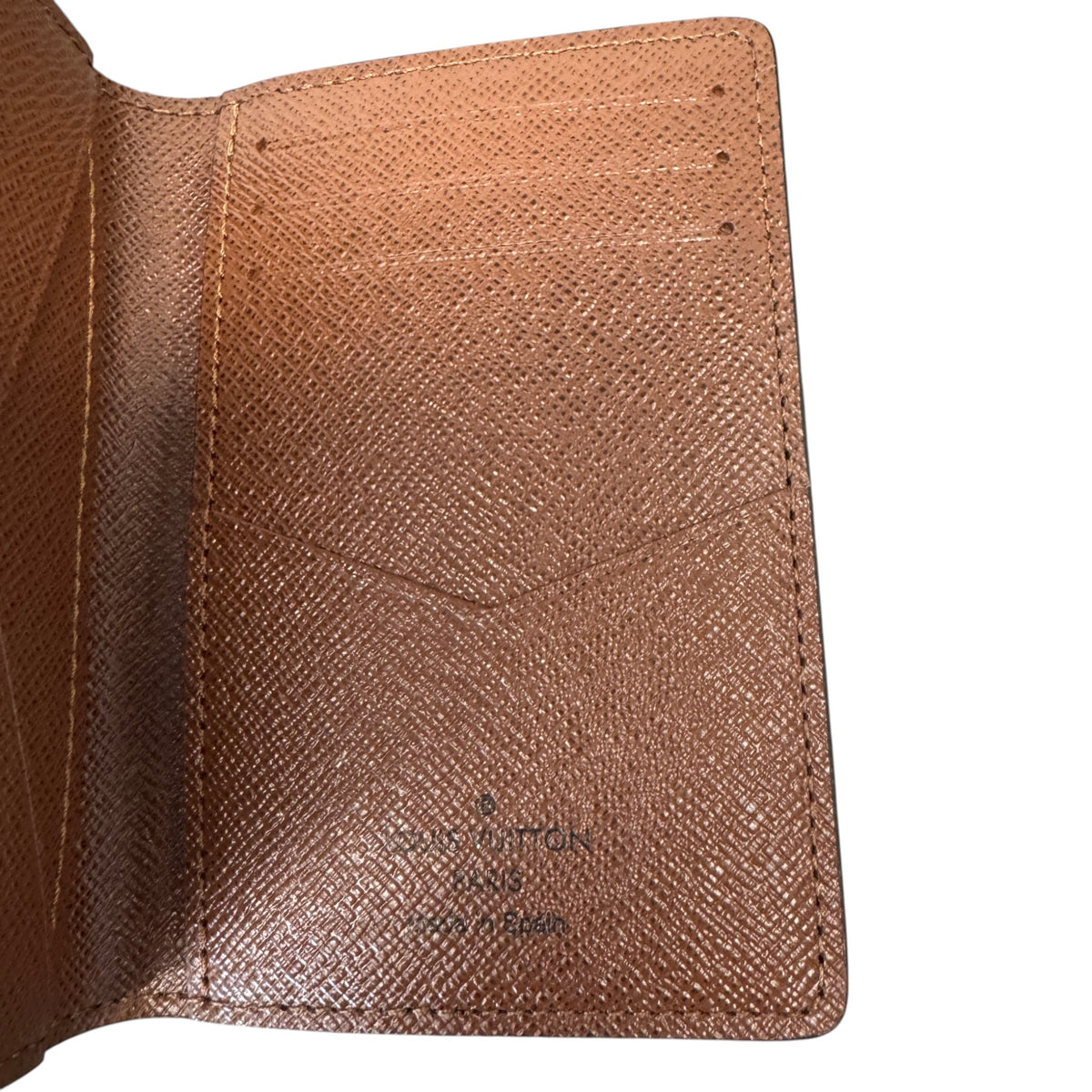 Men's Monogram Pocket Organizer Card Holder Brown - Photo 4