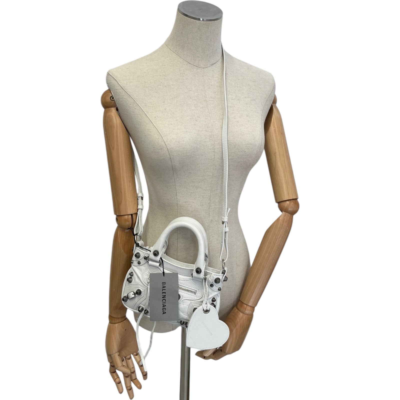 Women's Neo Cagole Tote Mini Bag White - Photo 2