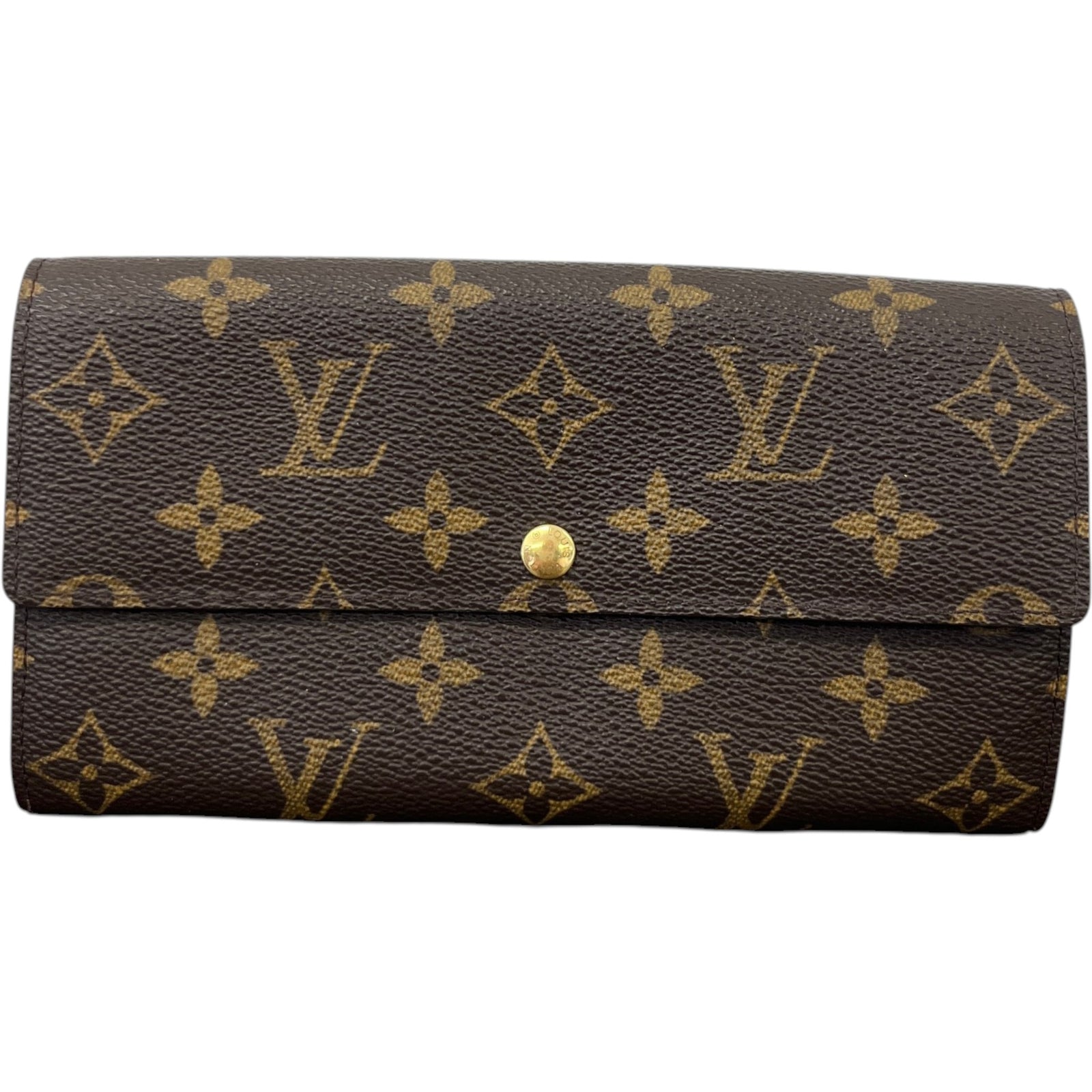 Women's Monogram Sarah Wallet Brown - Photo 1