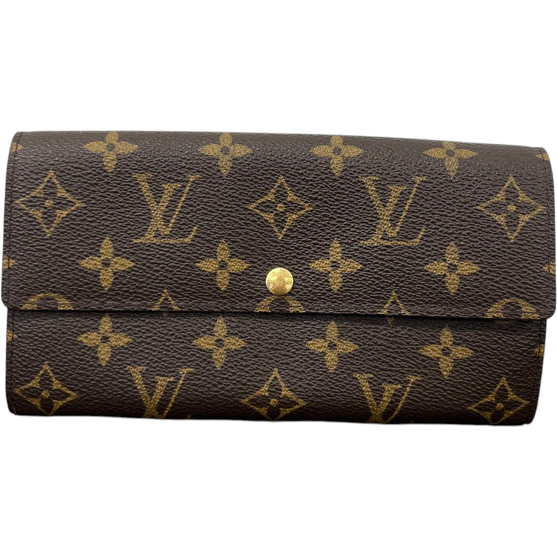 Women's Monogram Sarah Wallet Brown