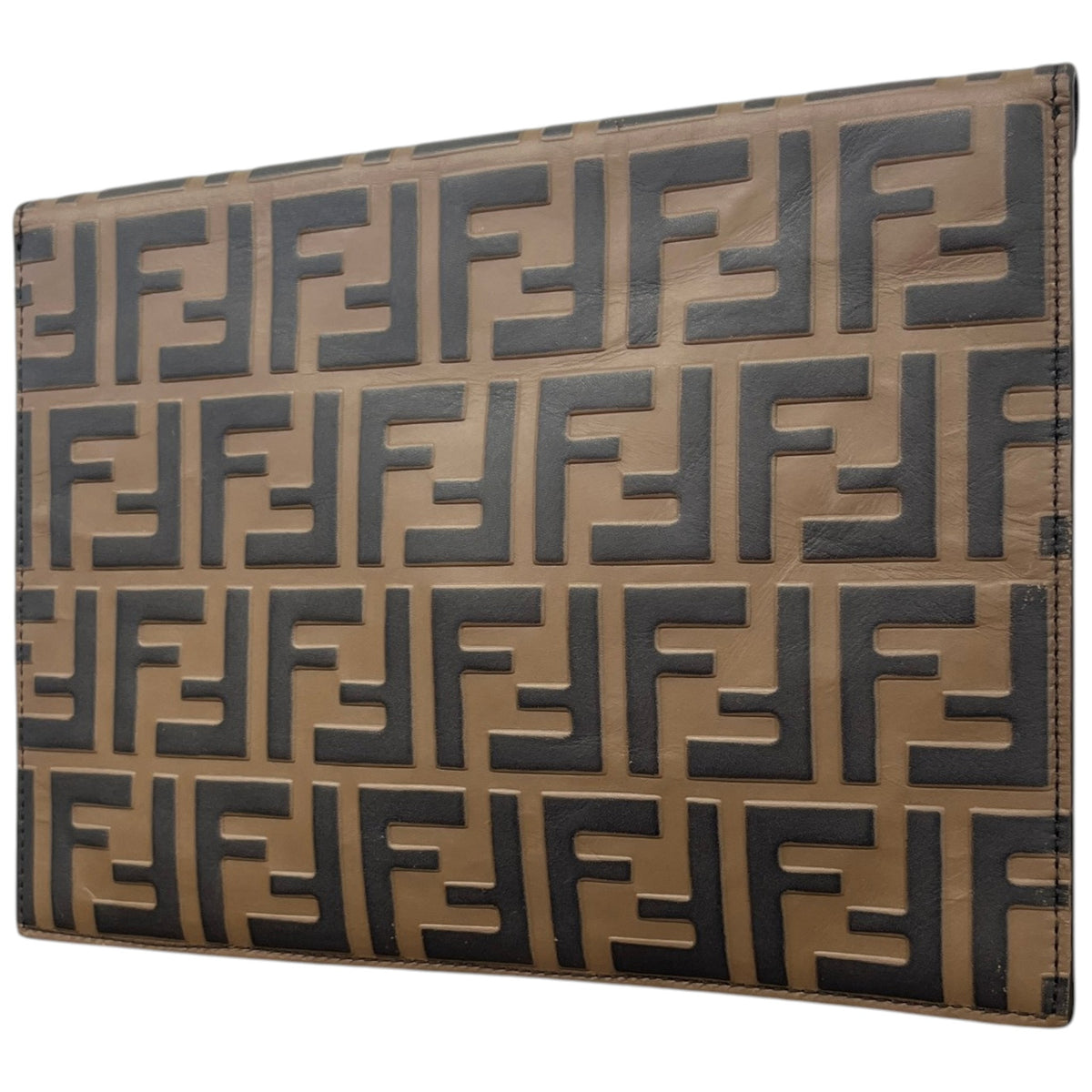 Women's FF Diamonds Clutch Brown - Photo 6