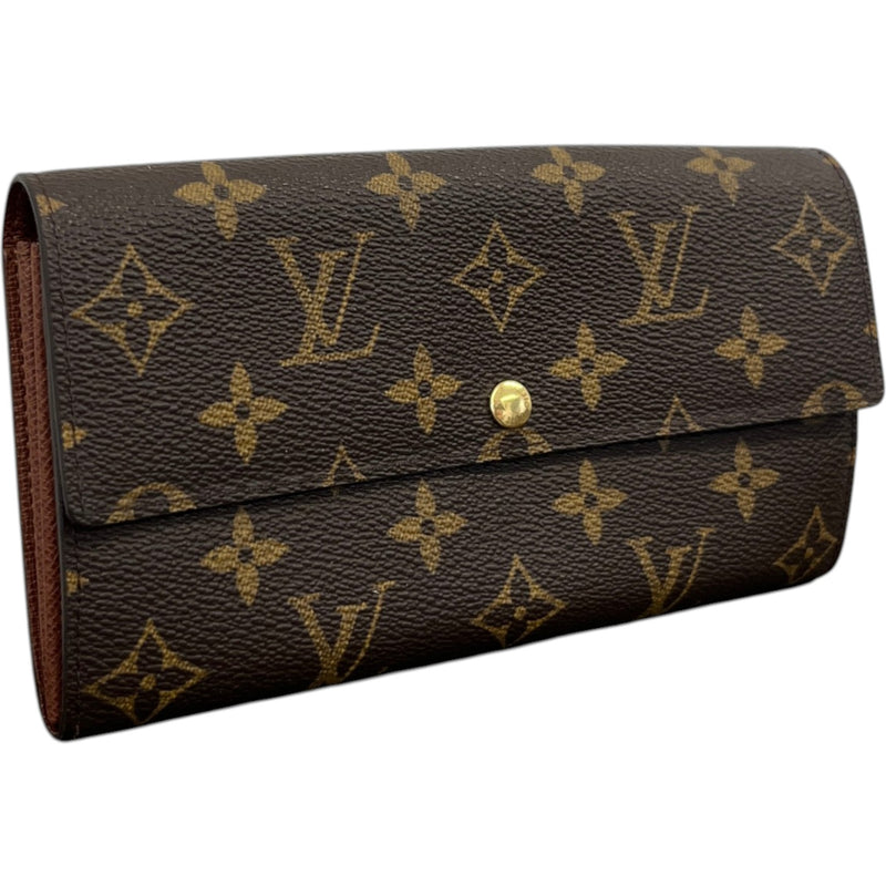 Women's Monogram Sarah Wallet Brown