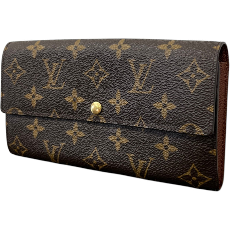 Women's Monogram Sarah Wallet Brown
