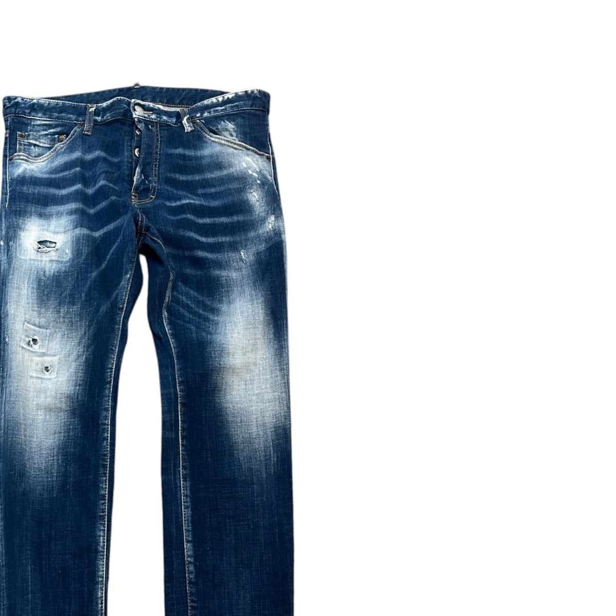 Men's Cool Guy Slim Jeans Blue Size M / W32 - Photo 3