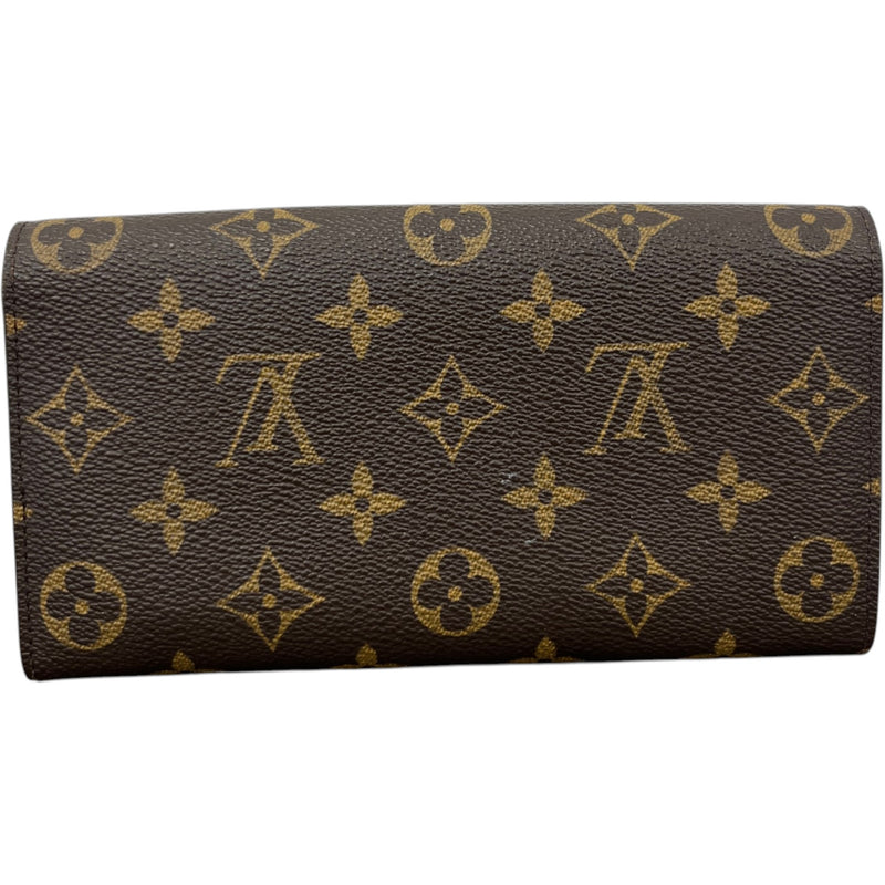 Women's Monogram Sarah Wallet Brown