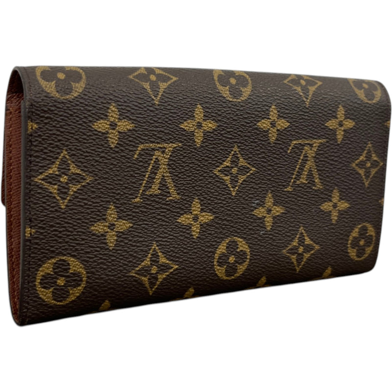 Women's Monogram Sarah Wallet Brown