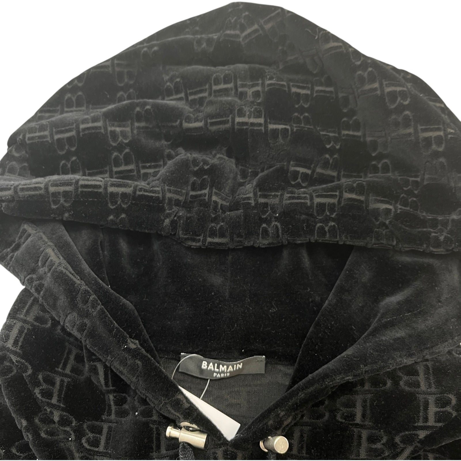 Men's Bb Logo Hoodie Black Size M - Photo 6