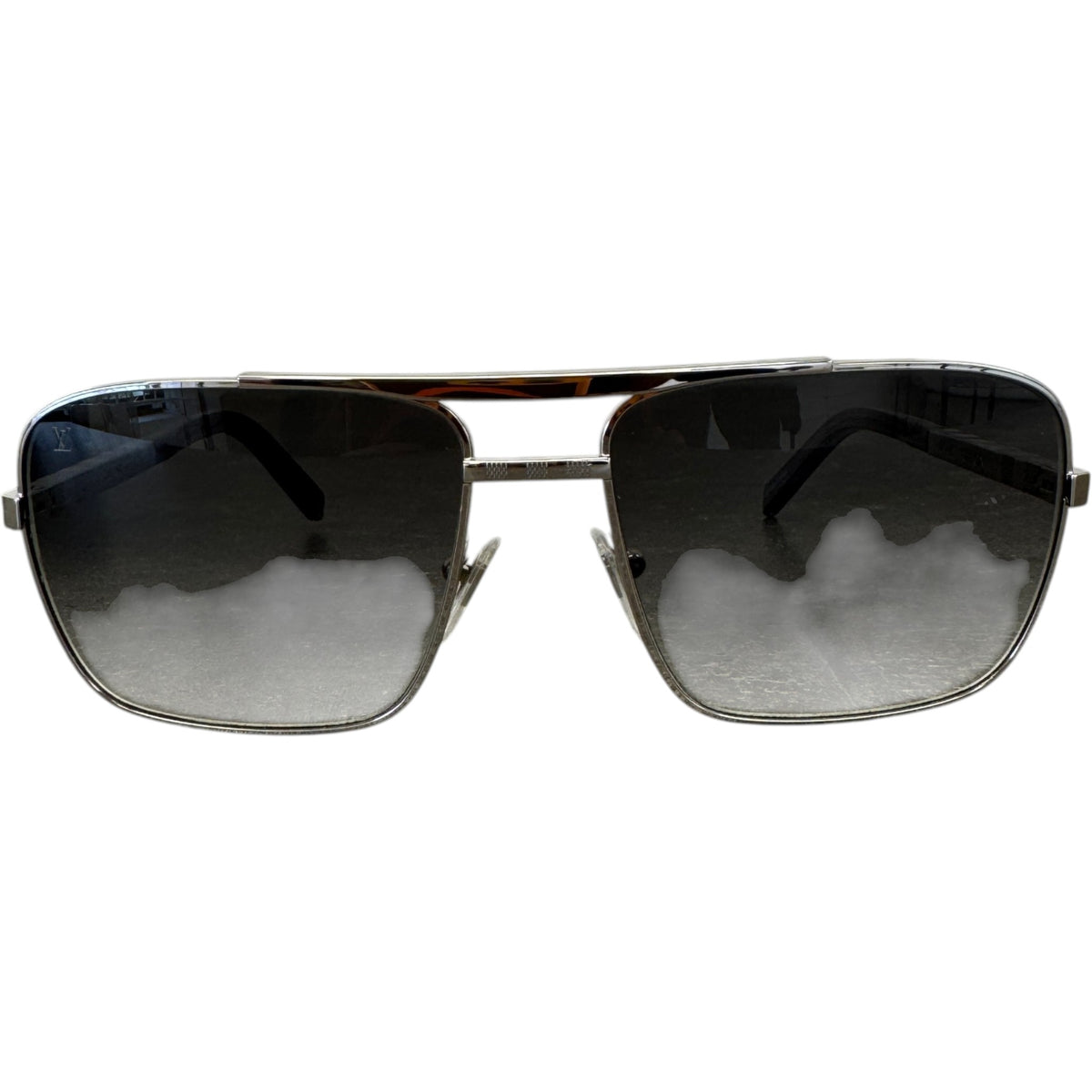 Men's LV Attitude Sunglasses Silver - Photo 1