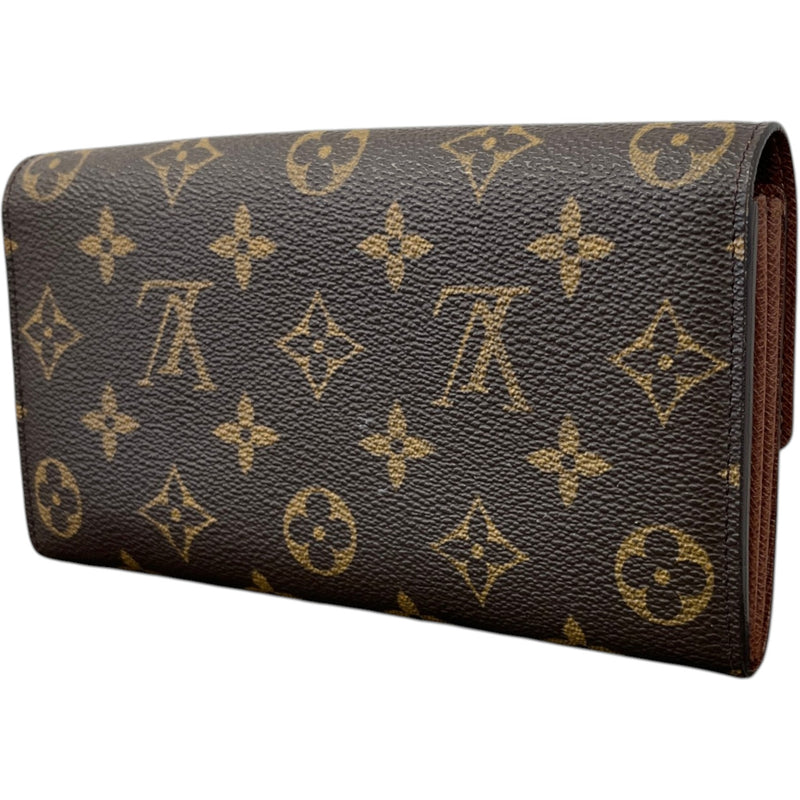 Women's Monogram Sarah Wallet Brown