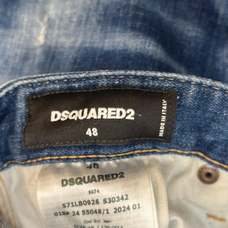 Men's Cool Guy Slim Jeans Blue Size M / W32