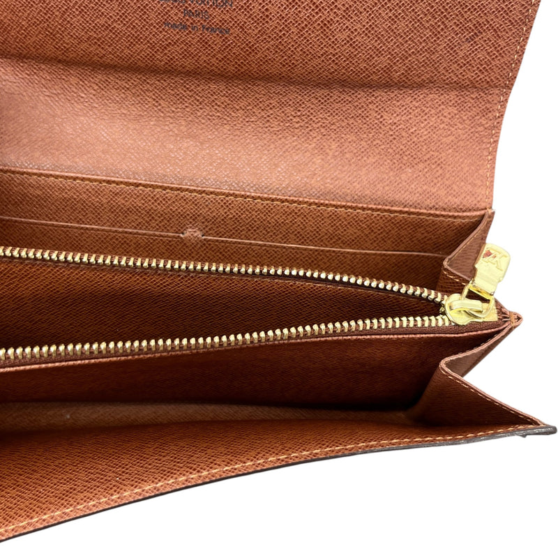 Women's Monogram Sarah Wallet Brown