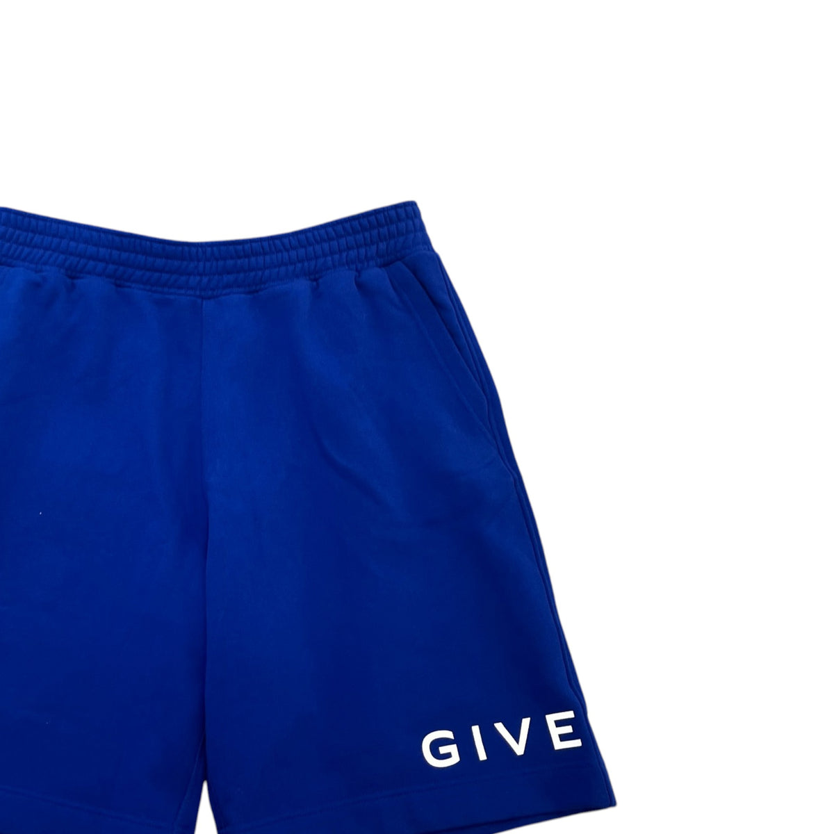 Men's Logo Print Shorts Blue Size XL / W36 - Photo 3