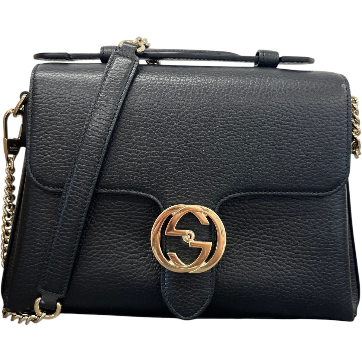 Women's Interlocking G Handbag Black - Photo 1