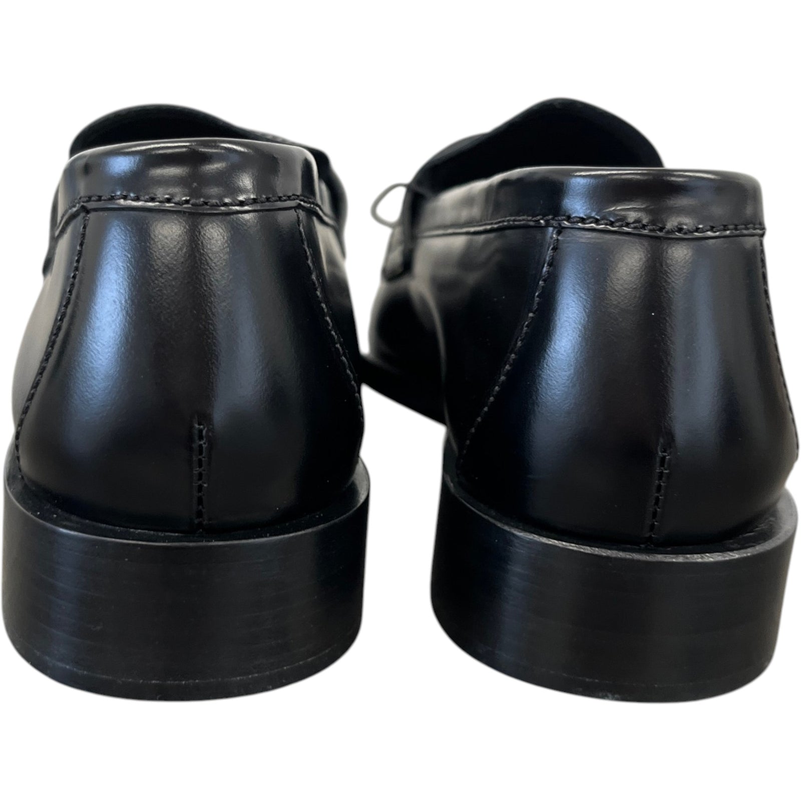 Women's Plaque Logo Loafers Black Size EU 40 / UK 7 - Photo 7