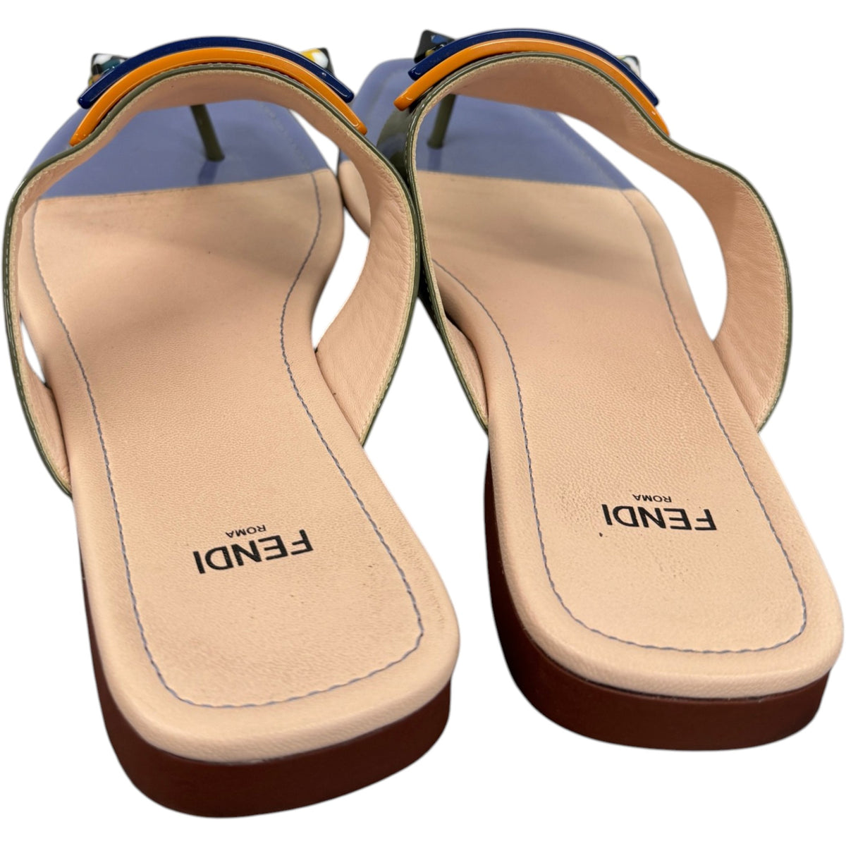Women's Buckle Sandals Khaki Size UK 6 / EU 39 - Photo 9