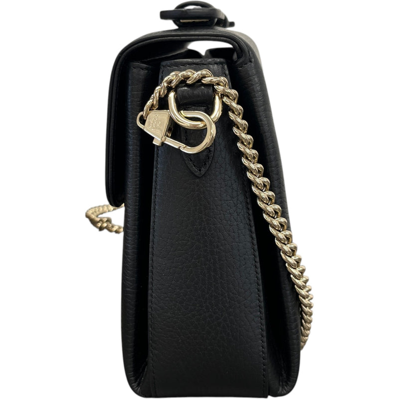 Women's Interlocking G Handbag Black