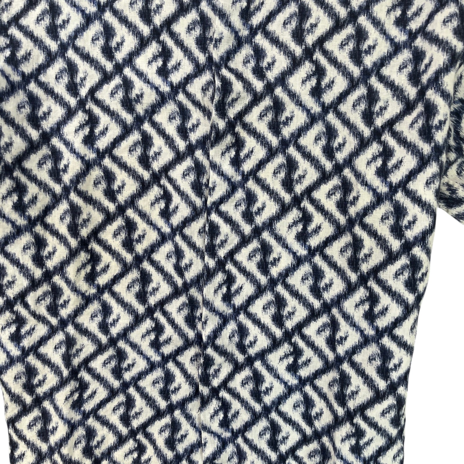 Men's FF Monogram Shirt Blue Size M - Photo 5