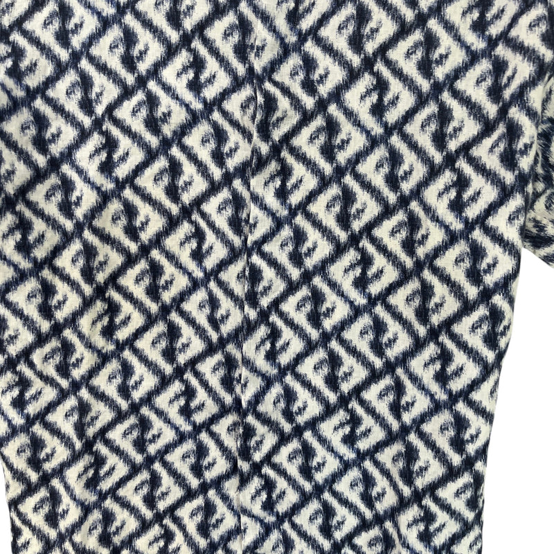 Men's FF Monogram Shirt Blue Size M