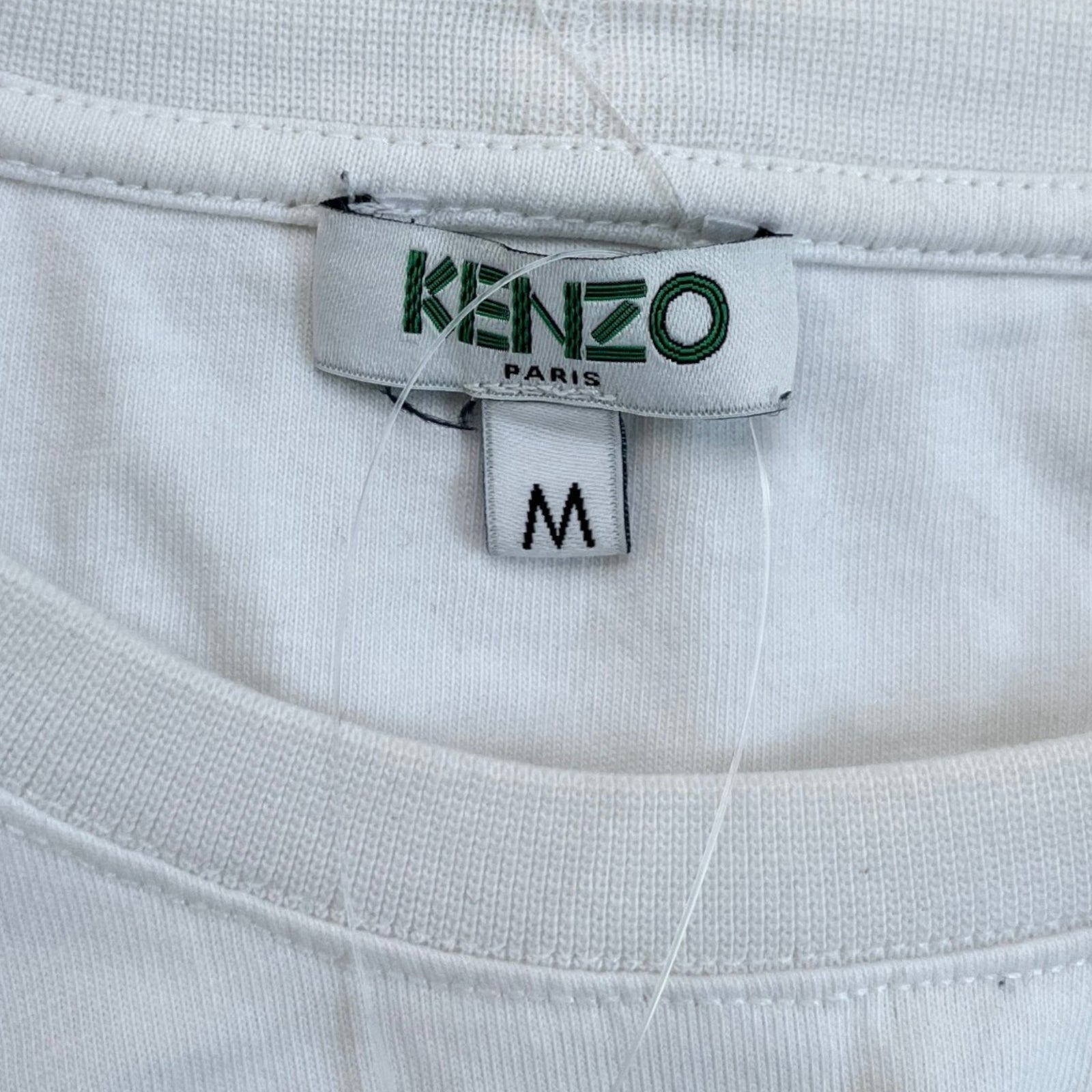 Men's Logo Print T-Shirt White Size M - Photo 7
