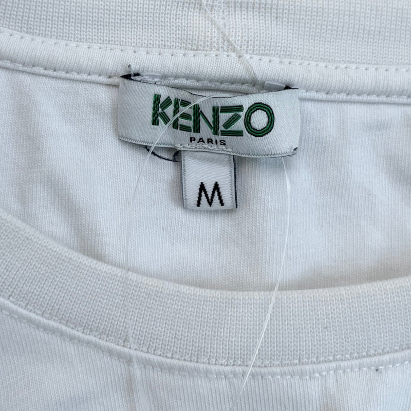 Men's Logo Print T-Shirt White Size M