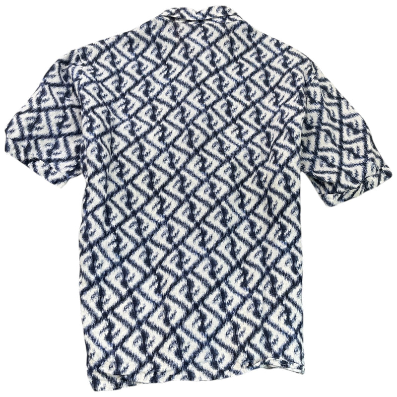 Men's FF Monogram Shirt Blue Size M