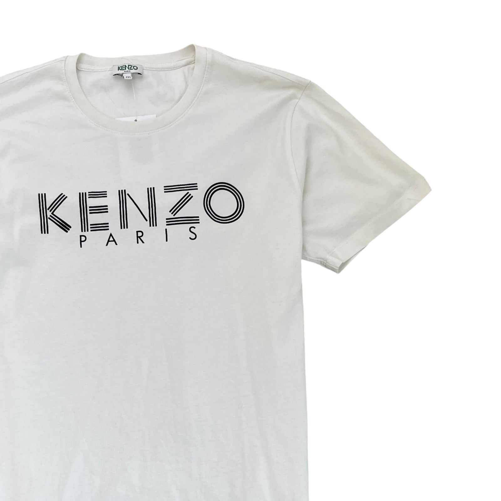 Men's Logo Print T-Shirt White Size M - Photo 3