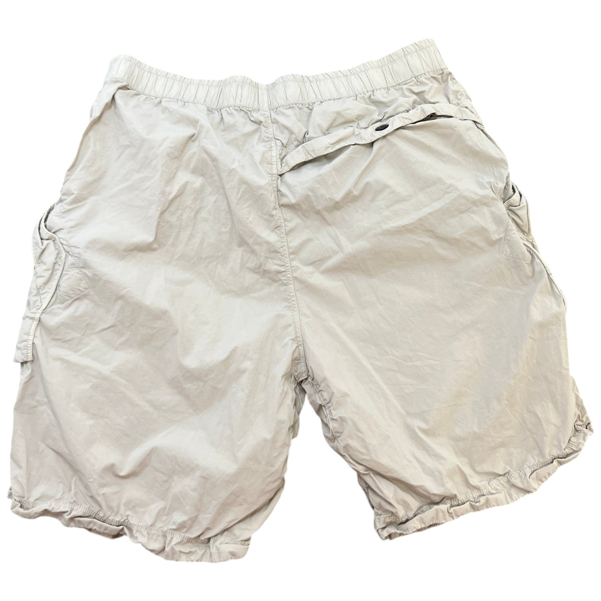 Men's Applique Logo Cargo Shorts Beige Size L / W34 - Photo 2