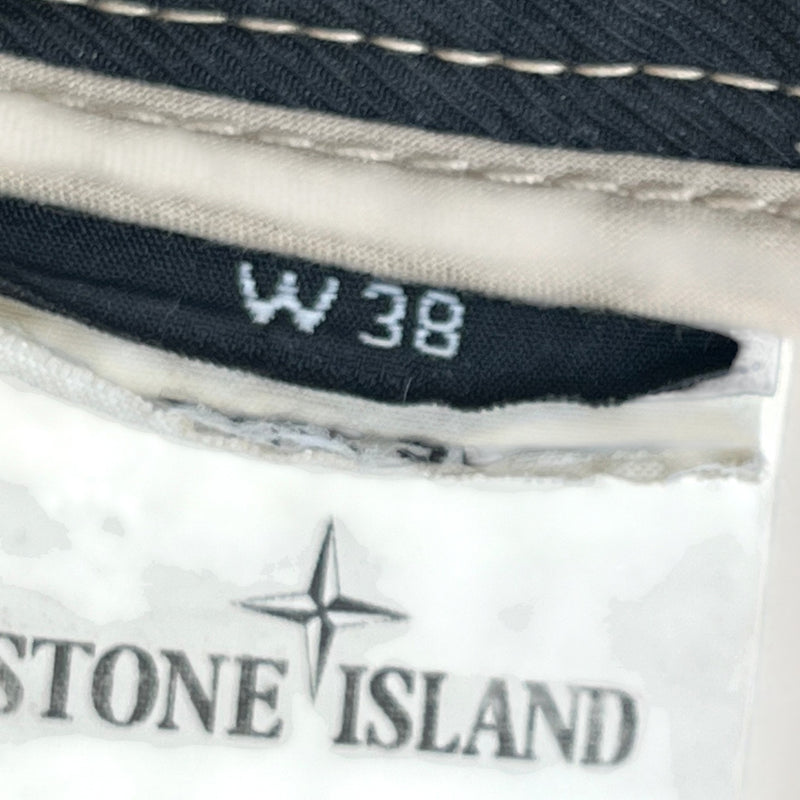 Men's Applique Logo Shorts Beige Size XXL / W38