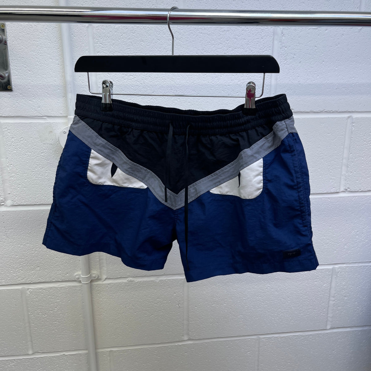 Men's Monster Eyes Swim Shorts Navy Size M / W32 - Photo 10