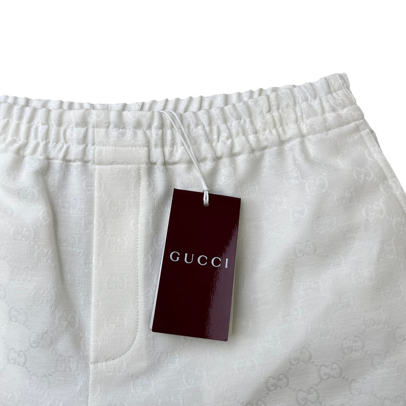 Men's Gg Supreme Shorts White Size IT 48 / UK 32