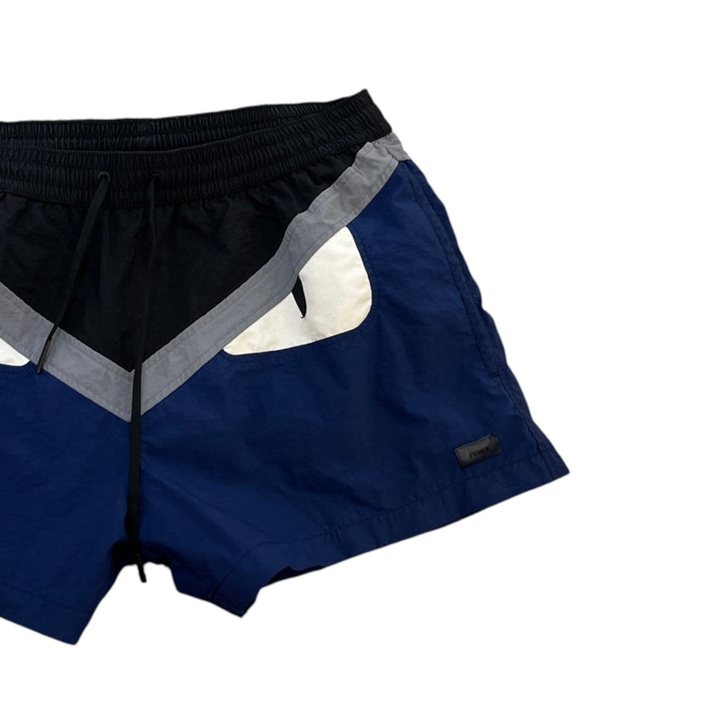 Men's Monster Eyes Swim Shorts Navy Size M / W32