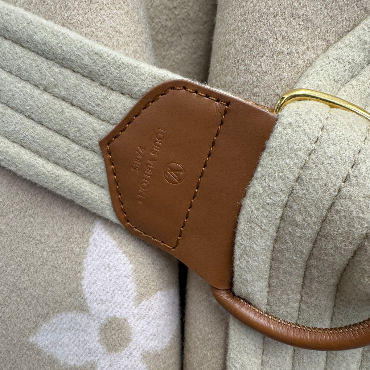 Women's Belted Double Face Hooded Wrap Jacket Beige Size S / UK 8 - Photo 8