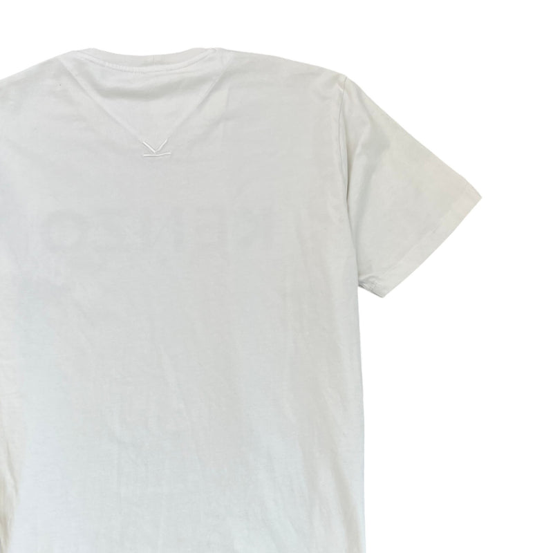 Men's Logo Print T-Shirt White Size M