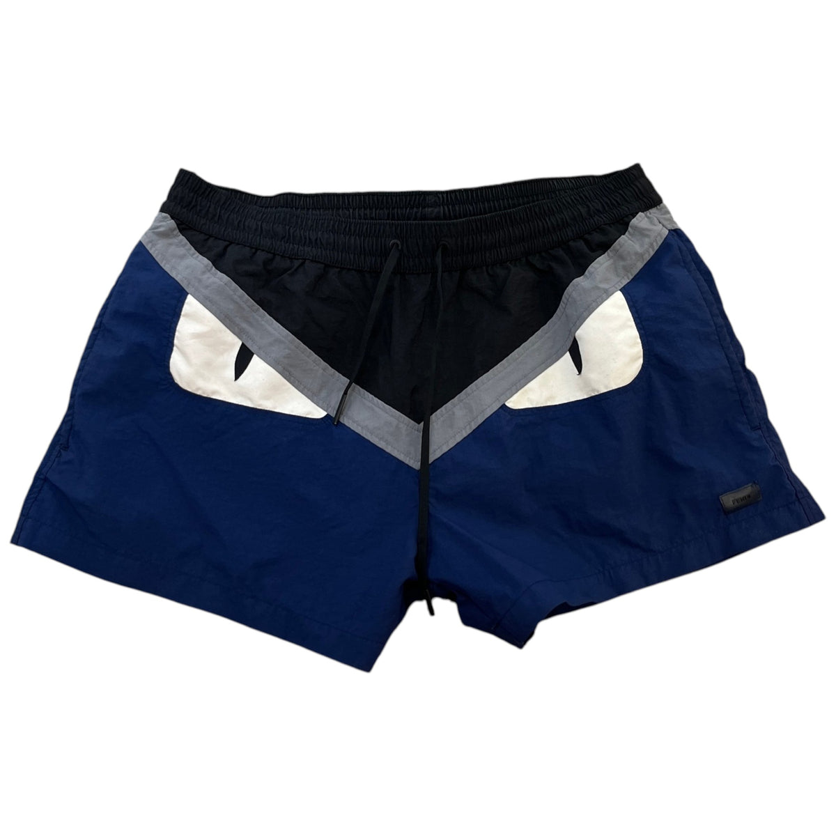 Men's Monster Eyes Swim Shorts Navy Size M / W32 - Photo 1