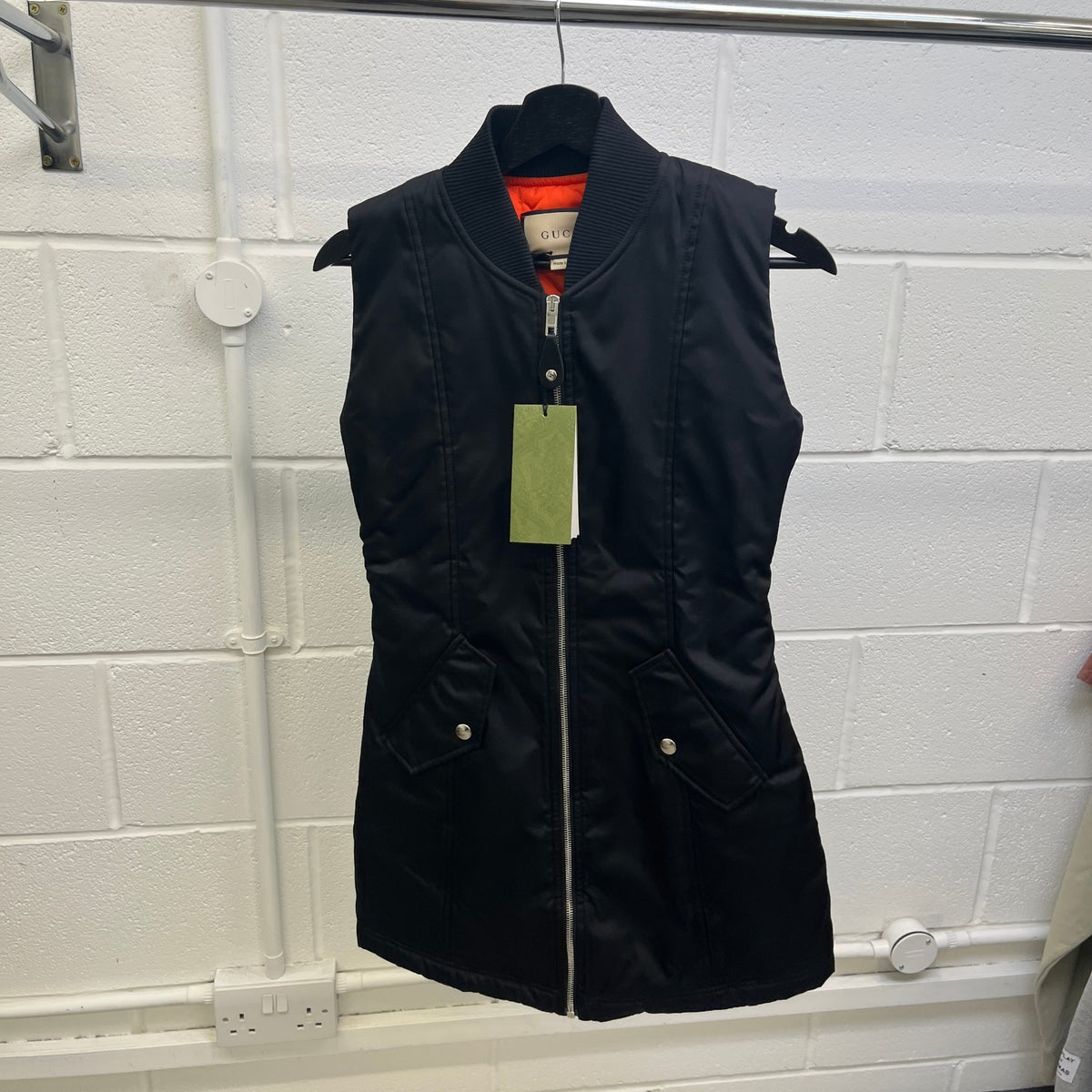 Women's Cargo Zipped Minidress Dress Black Size XXS / UK 4 - Photo 8