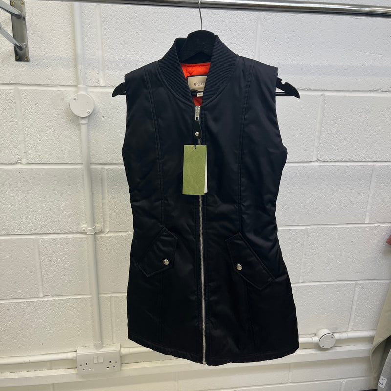 Women's Cargo Zipped Minidress Dress Black Size XXS / UK 4