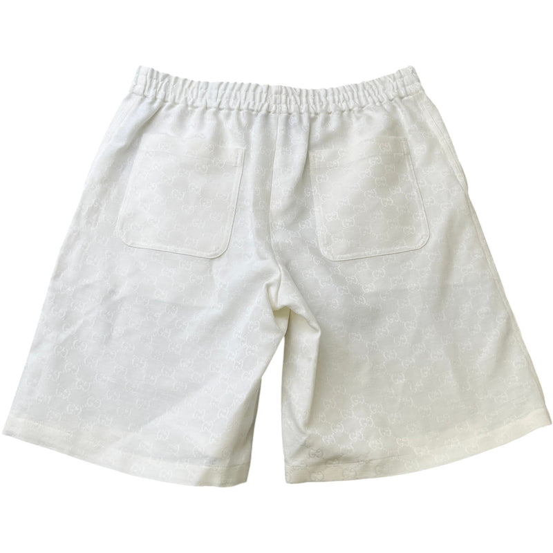 Men's Gg Supreme Shorts White Size IT 48 / UK 32