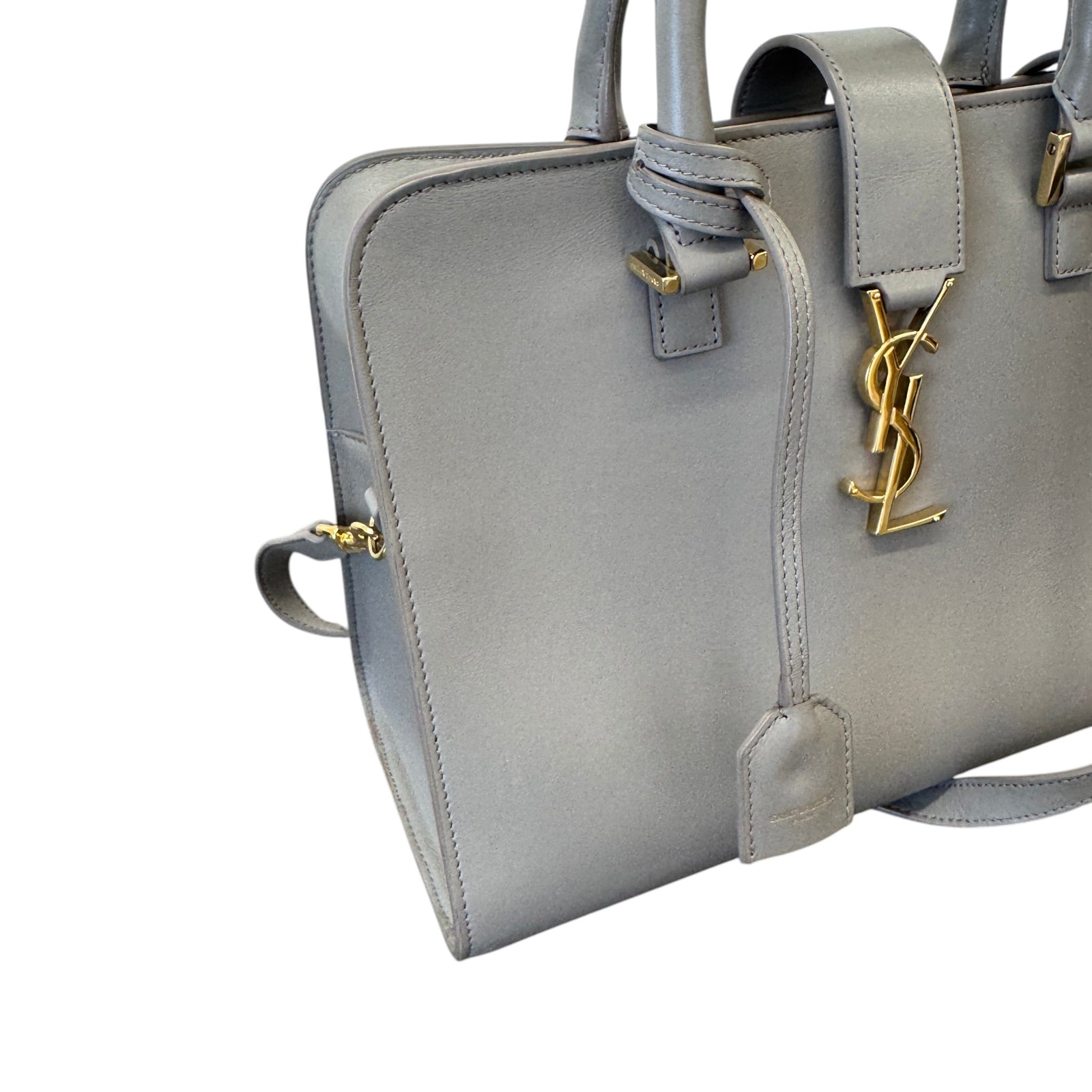 Women's Small Cabas Handbag Grey - Photo 8