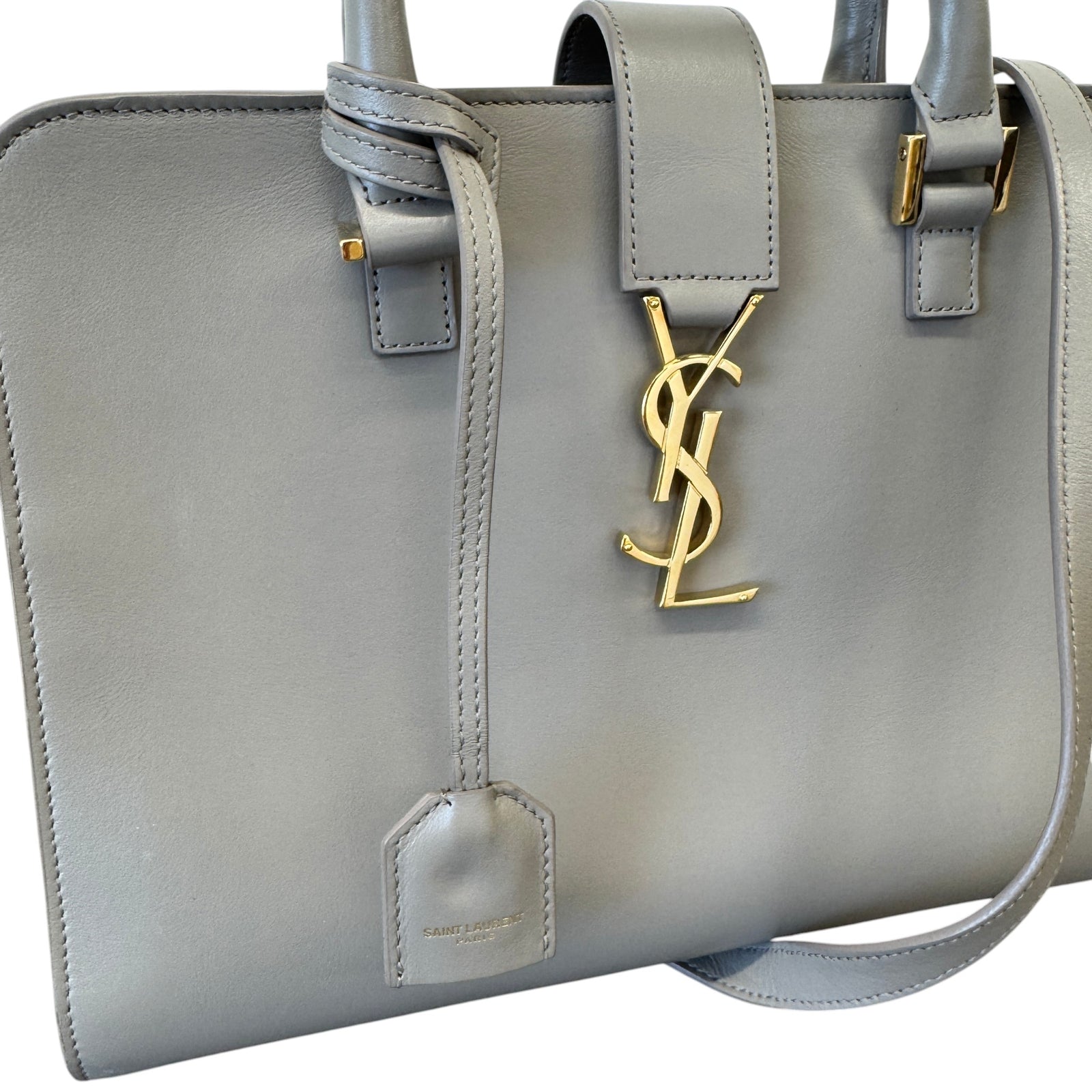 Women's Small Cabas Handbag Grey - Photo 6