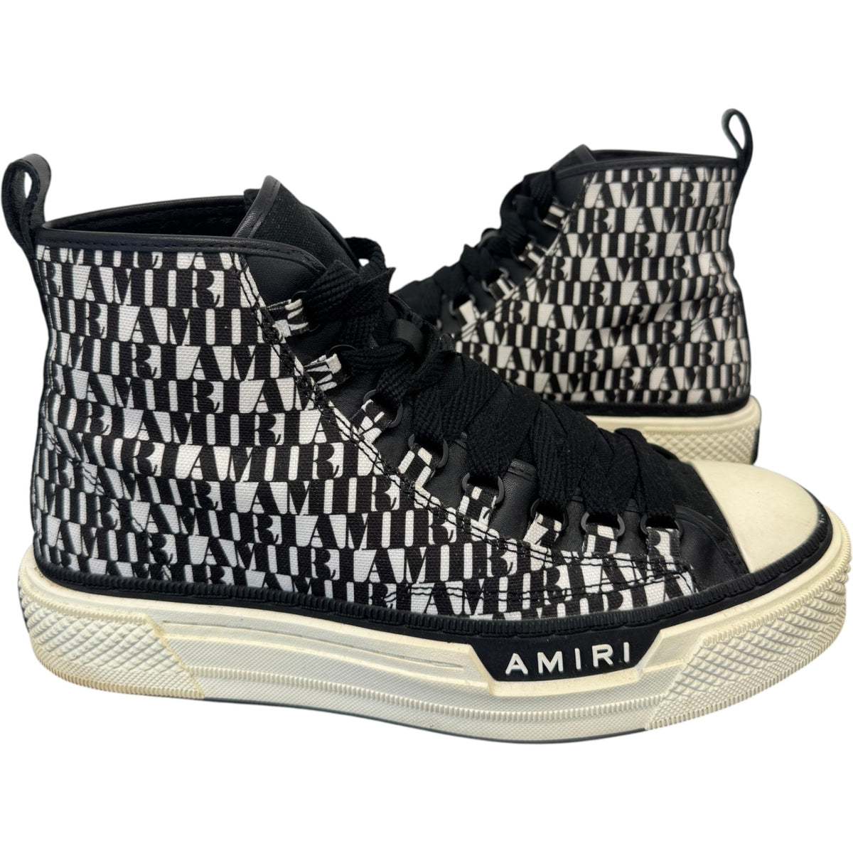 Men's Court High Trainers Black Size UK 7 / EU 41 - Photo 3
