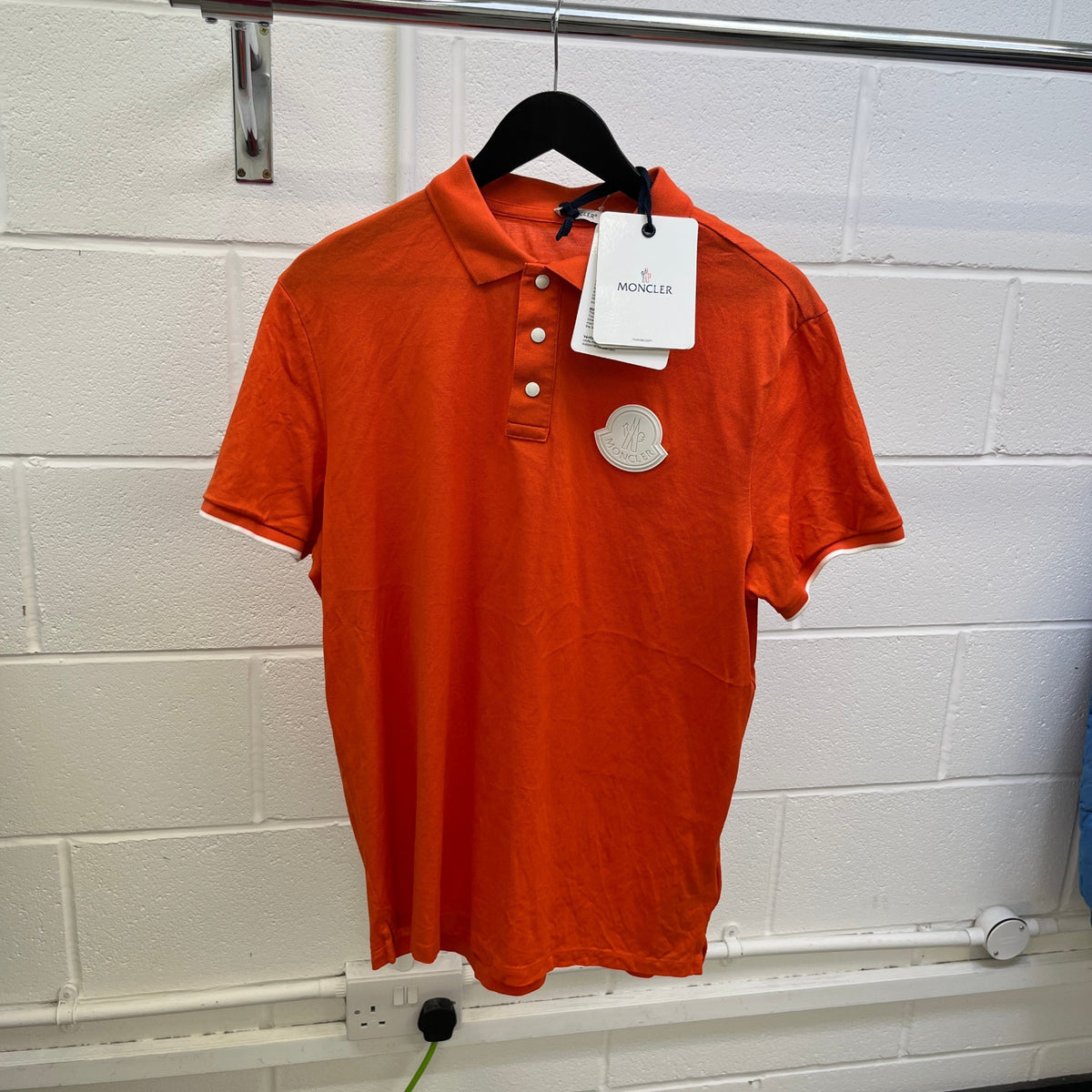 Men's Maglia Polo Shirt Orange Size XL - Photo 11