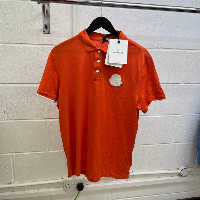 Men's Maglia Polo Shirt Orange Size XL
